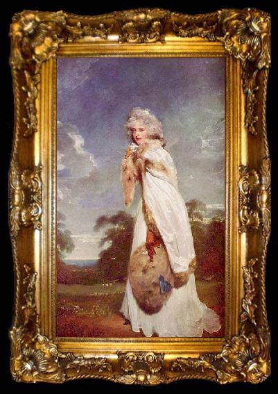 framed  Sir Thomas Lawrence A portrait of Elizabeth Farren by Thomas Lawrence, ta009-2